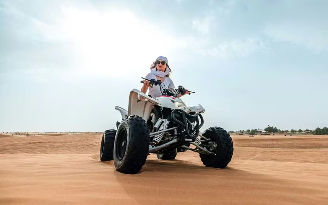 Morning Safari With Quad - Best Dubai Desert Safari Dune Bashing Booking