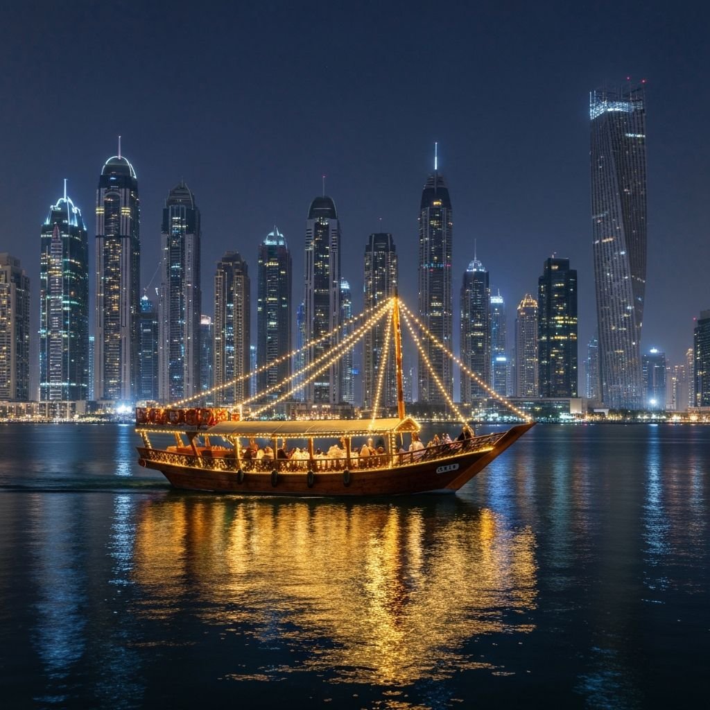 Dhow cruise dinner experience Dubai cheap booking